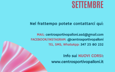 Nuovo anno sociale 25/26